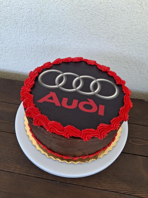 Doboška Audi - jedlý obrázok , torta, Narodeninové torty, Bejč, 1