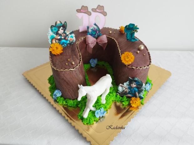 Podkovička na želanie s konskou tematikou😉, torta, Torty so zvieratkami, Kadanka, 2