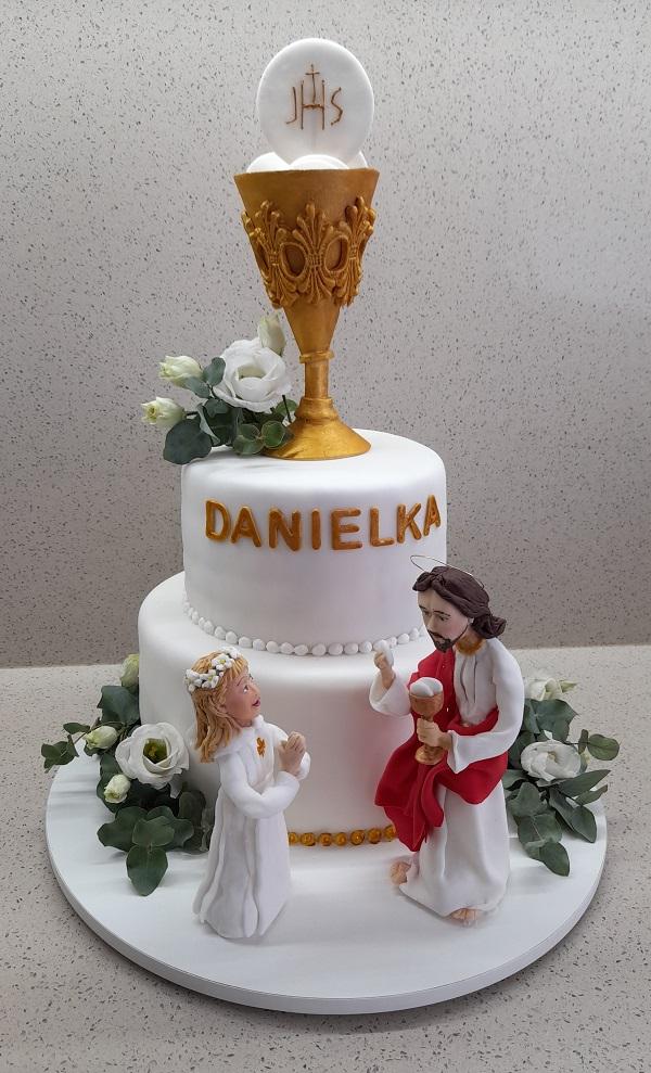 1. prijímanie - Danielka, torta, Torty na cirkevné sviatky, mariaJ, 1