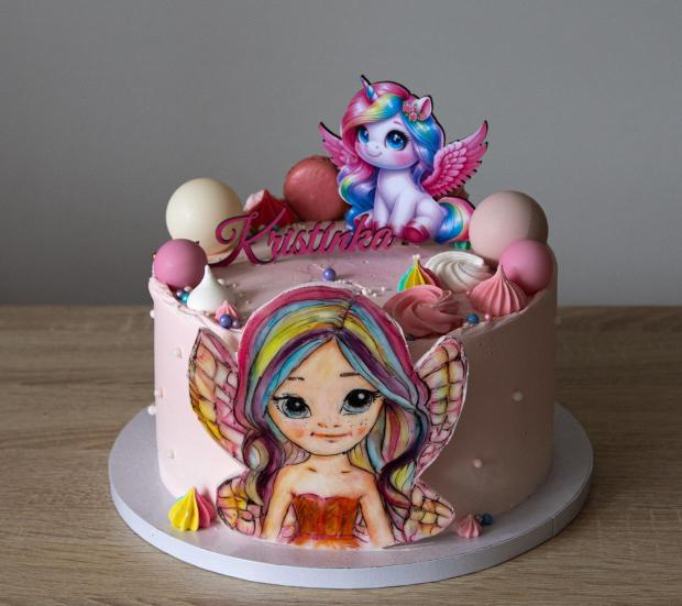 S maľovanými obrázkami , torta, Rozprávkové torty, Iva Gašpar, 1