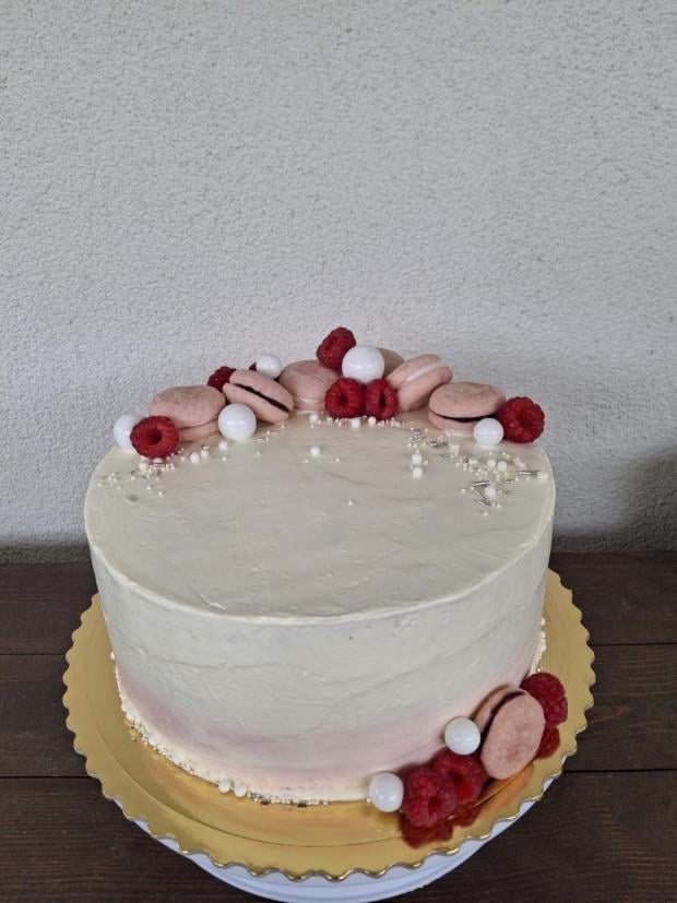 Jemná ružová , torta, Narodeninové torty, Bejč, 1