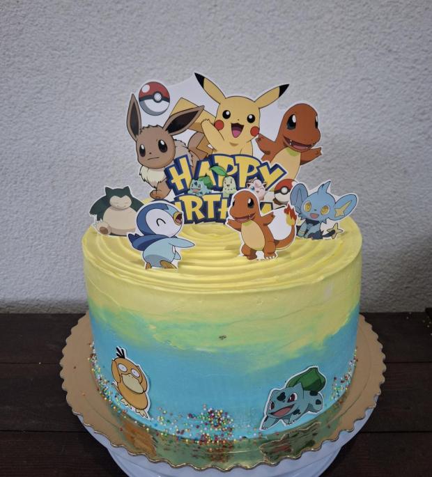 Pokémoni, torta, Torty pre deti, Bejč, 1