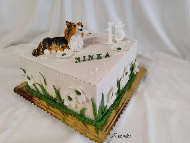 Tortička pre milovníčku psíkov na želanie😉, torta, Torty so zvieratkami, Kadanka, 2