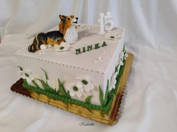 Tortička pre milovníčku psíkov na želanie😉, torta, Torty so zvieratkami, Kadanka, 3