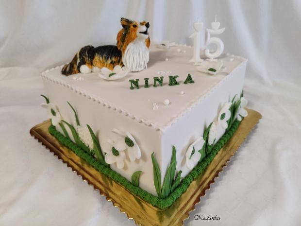 Tortička pre milovníčku psíkov na želanie😉, torta, Torty so zvieratkami, Kadanka, 4