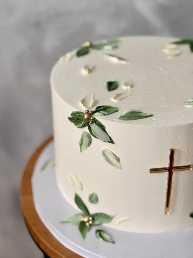 torta k prvému svätému prijímaniu, torta, Torty na cirkevné sviatky, Marcela Papsonová, 2
