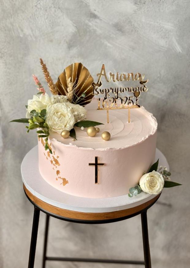 torta k prvému svätému prijímaniu, torta, Torty na cirkevné sviatky, Marcela Papsonová, 1