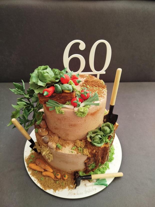 Torta pre zahradkara , torta, Narodeninové torty, mišičkine tortičky, 1