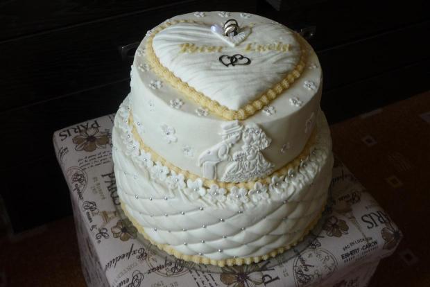 Svadba Peter a Lucia, torta, Svadobné torty, Primilka, 1