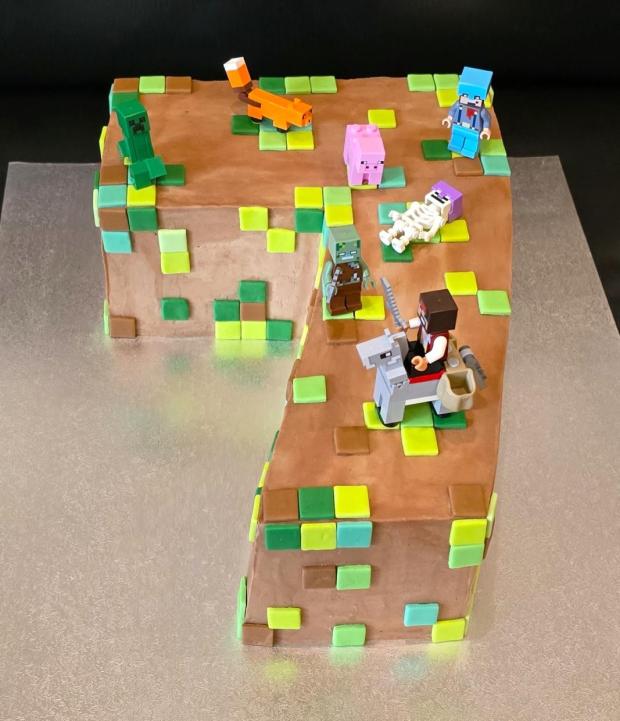 Minecraft Lego "7", torta, Torty pre deti, KSlavka, 1