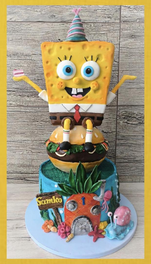 SpongeBob , torta, Rozprávkové torty, martusska1, 1