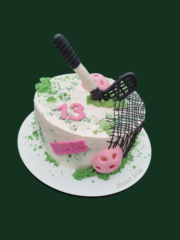 Pre milovníčku florbalu , torta, Športové torty, mišičkine tortičky, 1