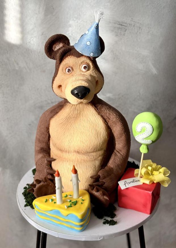 obľúbený medveď od Máši, torta, Rozprávkové torty obľúbený medveď od Máši, torta, Rozprávkové torty, Marcela Papsonová, 1