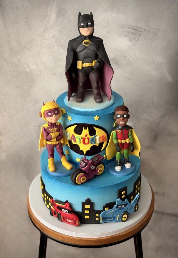 batwheels , torta, Rozprávkové torty, Marcela Papsonová, 1