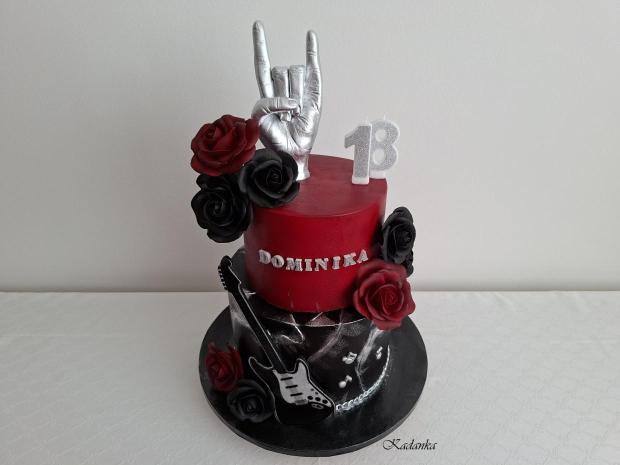 Tortička v štýle Rock, torta, Narodeninové torty, Kadanka, 2