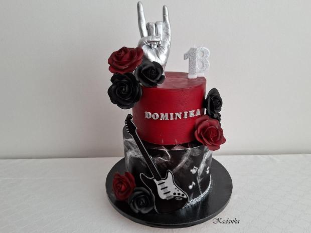 Tortička v štýle Rock, torta, Narodeninové torty, Kadanka, 4