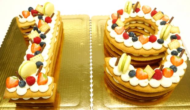 Narodeninová torta v tvare čísla, torta, Narodeninové torty, tortysophia.sk, 1