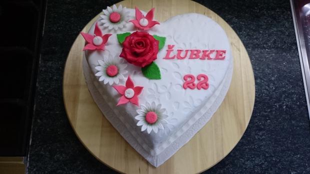 Narodeninové srdce, torta, Narodeninové torty Narodeninové srdce, torta, Narodeninové torty, ludika411, 1