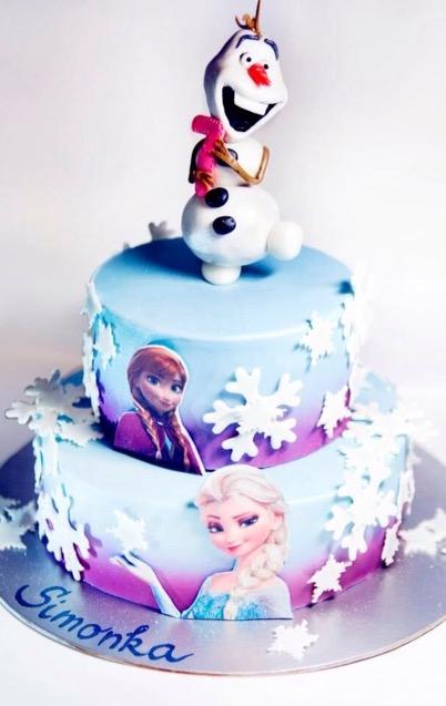 Frozen, torta, Rozprávkové torty, sweetlubi, 1