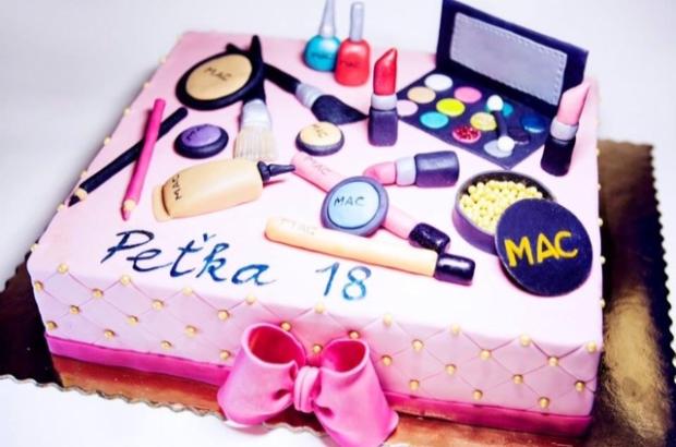 make-up, torta, Narodeninové torty, sweetlubi, 1
