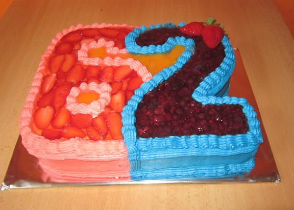 Ovocna bez potahu, torta, Narodeninové torty Ovocna bez potahu, torta, Narodeninové torty, janulka01, 1