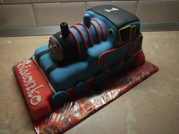Vlačik Tomaš 2., torta, Torty autíčka, vláčiky Vlačik Tomaš 2., torta, Torty autíčka, vláčiky, katih, 1