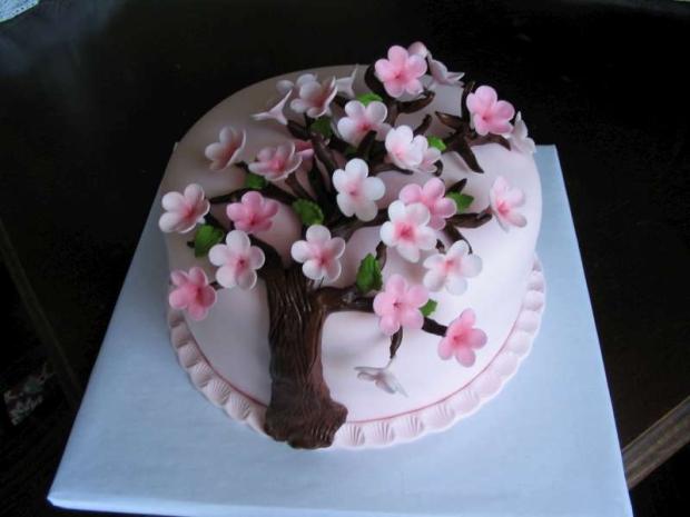 Japonská čerešňa, torta, Narodeninové torty Japonská čerešňa, torta, Narodeninové torty, DášaL, 1