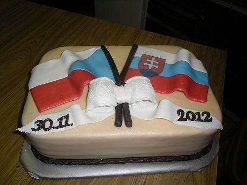pri príležitosti podpísania česko-slovenskej spolupráce, torta, Netradičné torty, Ivka29, 1
