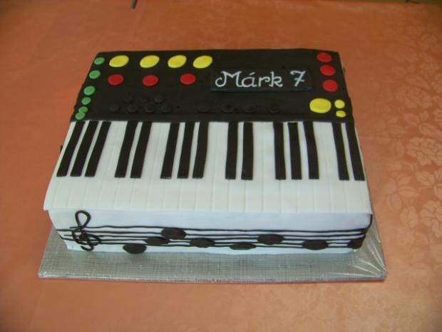 Keyboard, torta, Ostané torty pre deti, Kisko, 1