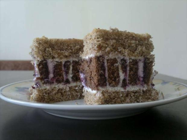 Zebrované rezy, torta, Zákusky Zebrované rezy, torta, Zákusky, duranlb, 1