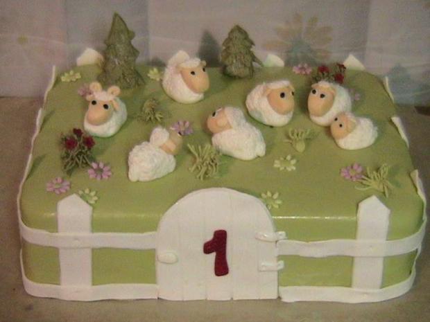 s ovečkami, torta, Torty so zvieratkami s ovečkami, torta, Torty so zvieratkami, andrea.d, 1