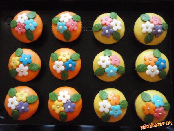 Jarné mufinky, torta, Zákusky, evkan, 1