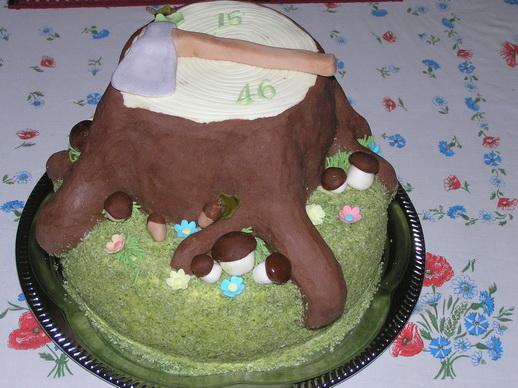 Peň, torta, Narodeninové torty, Jaroslava B., 1