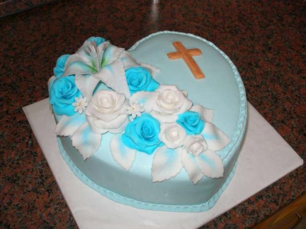 Srdce , torta, Torty na cirkevné sviatky, Petra PL, 1