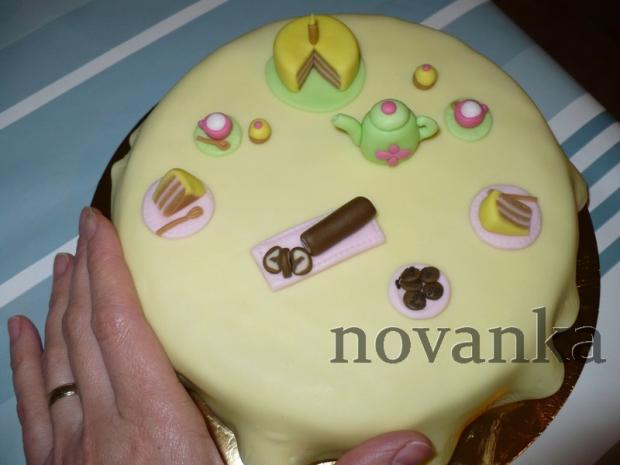 Ďalšia maličká nám ku kávičke, torta, Narodeninové torty Ďalšia maličká nám ku kávičke, torta, Narodeninové torty, novanka, 1