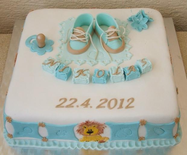 Krstinová z levíkmi, torta, Torty na krstiny, atigram, 1