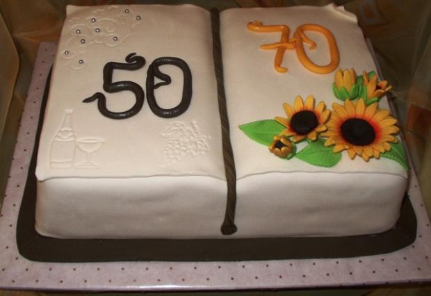 Spoločná 50 a 70-tka, torta, Narodeninové torty, ivetpm, 1