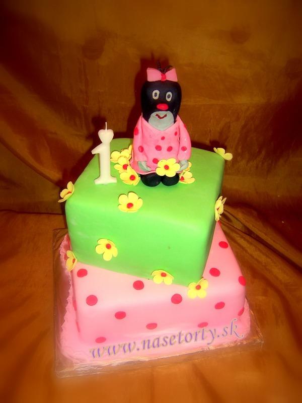 Pani Krtková, torta, Rozprávkové torty, gitanka, 1