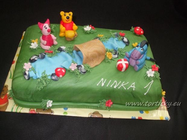 macko pu, torta, Rozprávkové torty macko pu, torta, Rozprávkové torty, buksy, 1