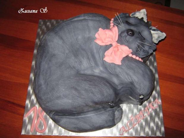 Mačka, torta, Torty so zvieratkami, Zuzanka, 1