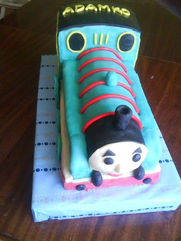 Vláčik Tomáš, torta, Torty autíčka, vláčiky, emkabenka, 1