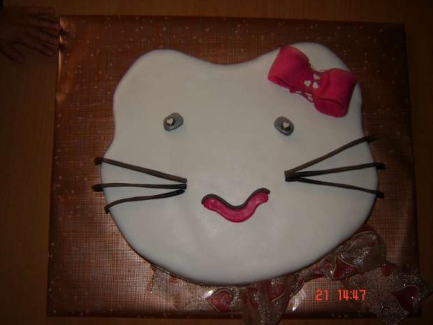 detská-mačička Kitty 4, torta, Torty pre dievčatá, majovka, 1