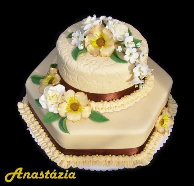 Svadobná, torta, Svadobné torty Svadobná, torta, Svadobné torty, Anastázia_R, 1