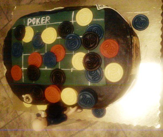 torta poker iný pohľad , torta, Narodeninové torty, Gabriela Šurinová 0907658205, 1