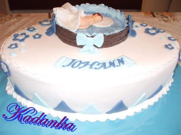 Pre Jojanna na krstiny, torta, Torty na cirkevné sviatky, Kadanka, 1