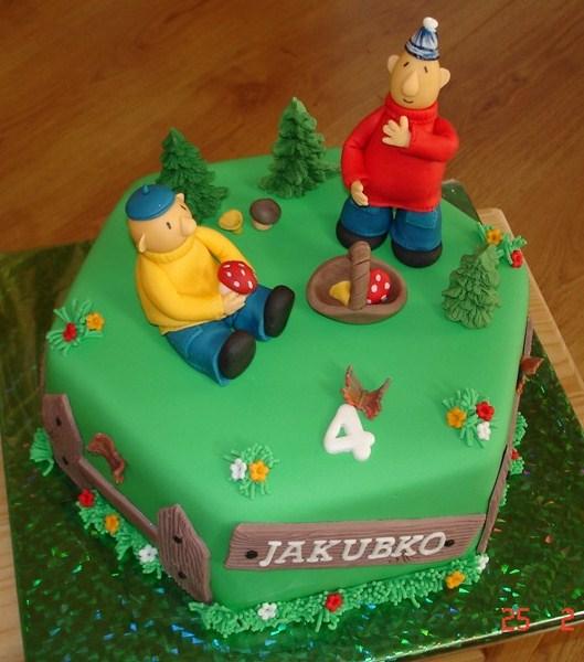 Pat a Mat na hríboch, torta, Rozprávkové torty Pat a Mat na hríboch, torta, Rozprávkové torty, norika1, 1
