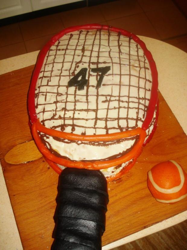 tenisová raketa, torta, Narodeninové torty, Miriam05, 1