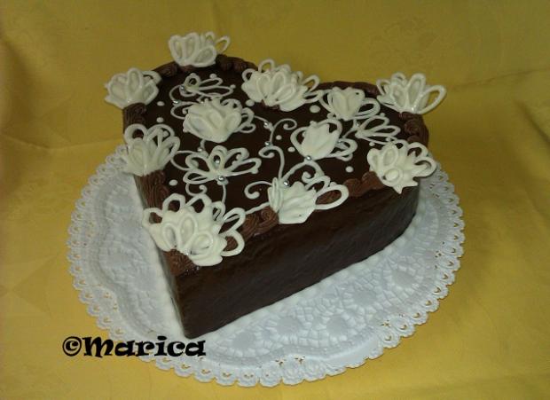 čokoládové srdiečko, torta, Čokoládové torty čokoládové srdiečko, torta, Čokoládové torty, Marica1972, 1