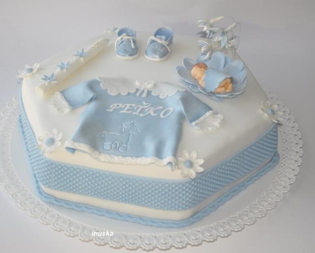krstinová, torta, Torty na krstiny krstinová, torta, Torty na krstiny, inuska, 1