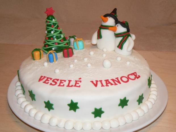 Vianočná so snehuliakmi, torta, Vianočné torty Vianočná so snehuliakmi, torta, Vianočné torty, stankapk, 1